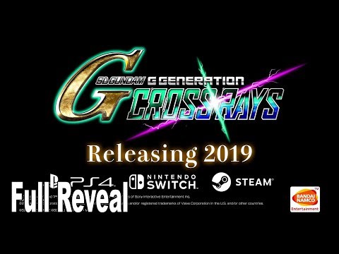 SD Gundam G Generation Cross Rays - Extended Reveal Trailer [HD 1080P/English]